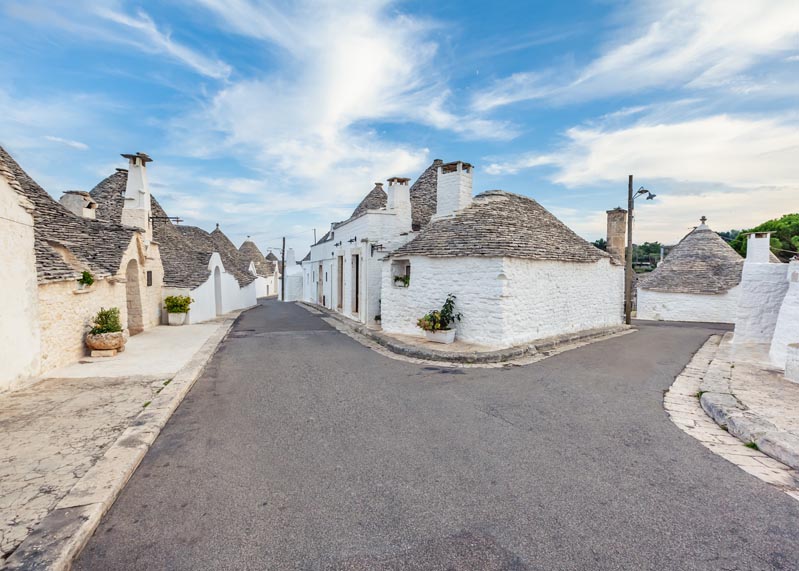 Trulli di Alberobello, in Puglia